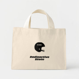 Fußballhelm Radioactive Staat Mini Stoffbeutel