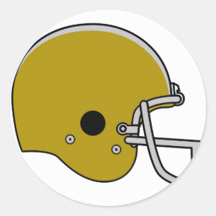 Fußballhelm Runder Aufkleber