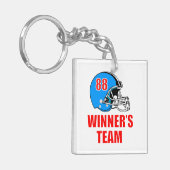 Fußballhelm Schlüsselanhänger (Vorderseite links)