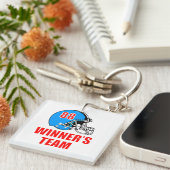 Fußballhelm Schlüsselanhänger (Vorderseite rechts)