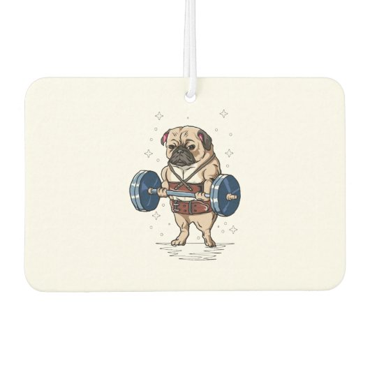 Fußballhund Autolufterfrischer (Vorderseite)
