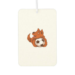 Fußballhund Autolufterfrischer