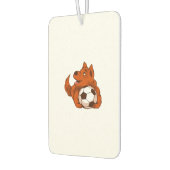 Fußballhund Autolufterfrischer (Links)