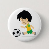 Fußballjunge Button (Vorderseite)