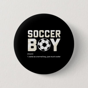 Fußballjunge Definition Button
