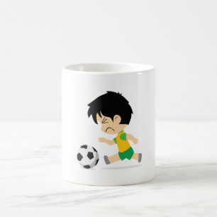 Fußballjunge Kaffeetasse