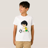 Fußballjunge T-Shirt (Vorne ganz)