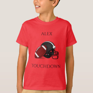 FUSSBALLJunge T - Shirt, personalisierter Name. T-Shirt