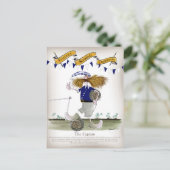 Fußballkapitän Postkarte (Stehend Vorderseite)