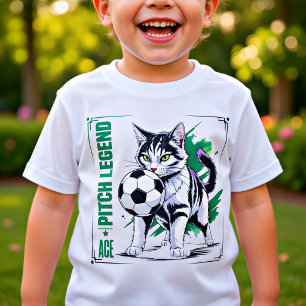 Fußballkatze Pitch Legende Lustiges Geschenk für S Tri-Blend Shirt