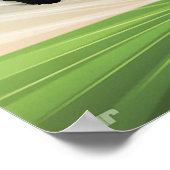 Fußballkick-Poster Poster (Ecke)