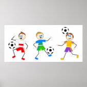 Fußballkids Poster (Vorne)