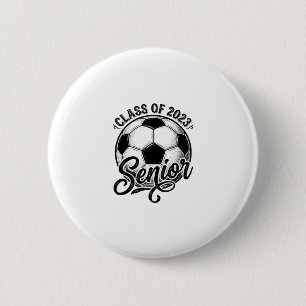 Fußballklasse der Abschlussklasse 2023 Vintage-Abs Button