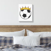Fußballkönigin Leinwanddruck (Insitu (Schlafzimmer))