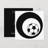Fußballkreise Einladung (Vorne/Hinten)