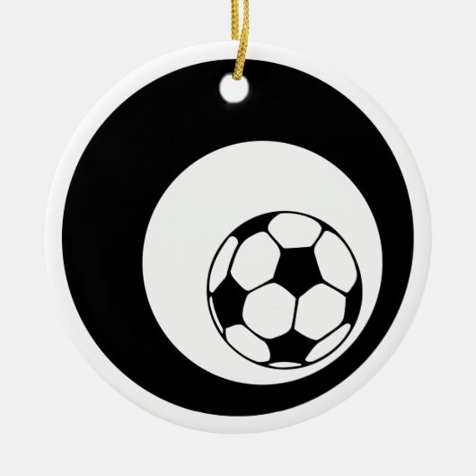 Fußballkreise Keramikornament (Vorne)