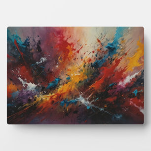 Fußballkrieger Fotoplatte