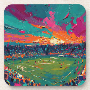 Fußballkunst (#1) getränkeuntersetzer