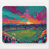 Fußballkunst (#1) mousepad (Vorne)