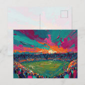Fußballkunst (#1) postkarte (Vorne/Hinten)