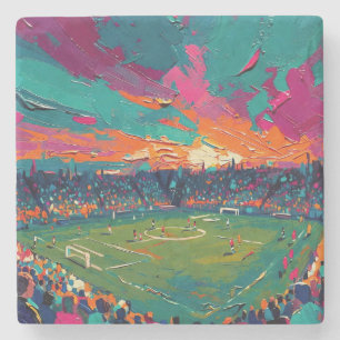 Fußballkunst (#1) steinuntersetzer