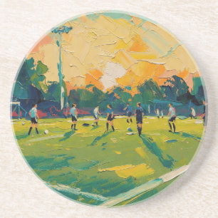 Fußballkunst (#2) getränkeuntersetzer