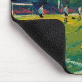 Fußballkunst (#2) mousepad (Ecke)