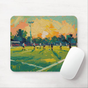 Fußballkunst (#2) mousepad