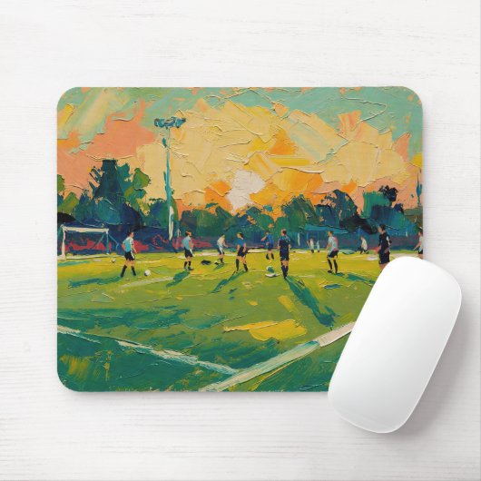 Fußballkunst (#2) mousepad (Mit Mouse)