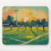 Fußballkunst (#2) mousepad (Vorne)
