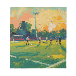 Fußballkunst (#2) notizblock