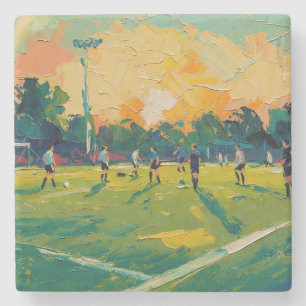 Fußballkunst (#2) steinuntersetzer