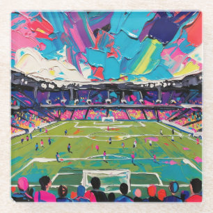 Fußballkunst (#3) glasuntersetzer