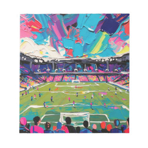 Fußballkunst (#3) notizblock