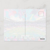 Fußballkunst (#3) postkarte (Rückseite)