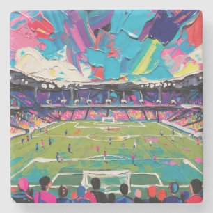 Fußballkunst (#3) steinuntersetzer