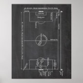 Fußballkunstpatent Poster (Vorne)