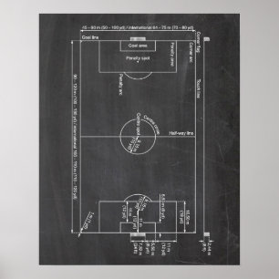 Fußballkunstpatent Poster