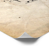 Fußballkunstpatent Poster (Ecke)