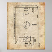Fußballkunstpatent Poster (Vorne)