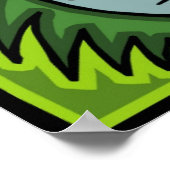 Fußballkunstposter Poster (Ecke)