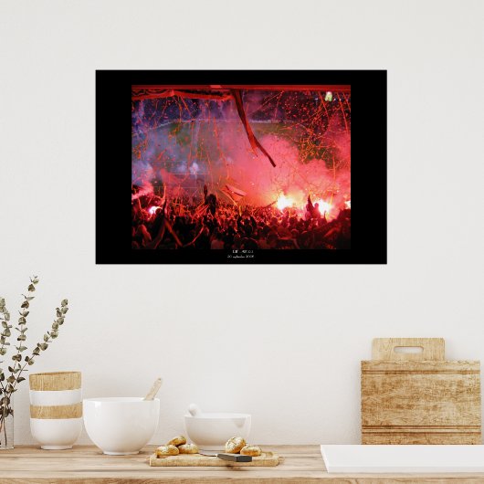 Fußballleidenschaft Poster (Küche)