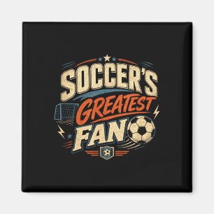 Fußballliebhaber Fußballfan Spieler Idee cool Magnet