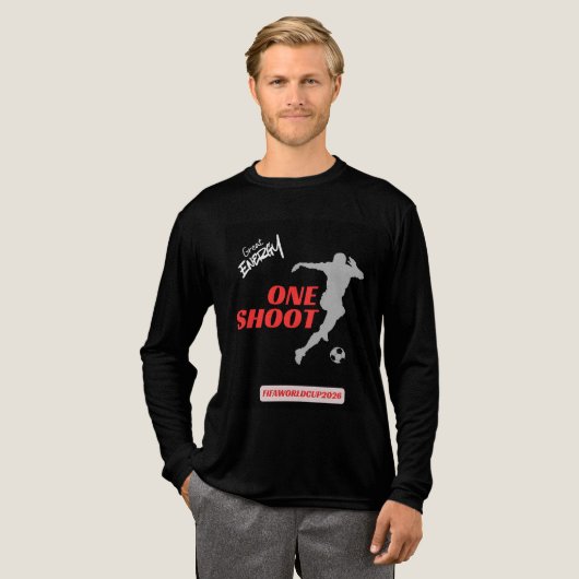 Fußballliebhaber Tri-Blend Shirt (Volle Vorderseite)