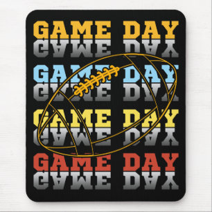 Fußballliebhaber-Typografie für den Spieltag Mousepad