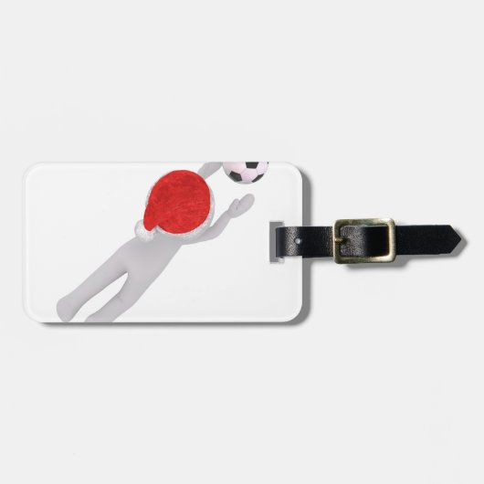 Fußballliga Gepäckanhänger (Vorderseite horizontal)