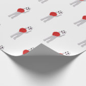 Fußballliga Geschenkpapier (Ecke)