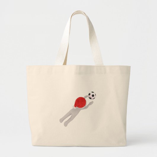 Fußballliga Jumbo Stoffbeutel (Vorne)