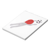 Fußballliga Notizblock (Rotiert)