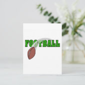 Fußballlogo Postkarte (Stehend Vorderseite)